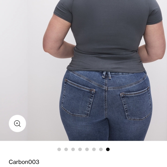 Good American Gray Short Sleeve Tee - Picture 3 of 4